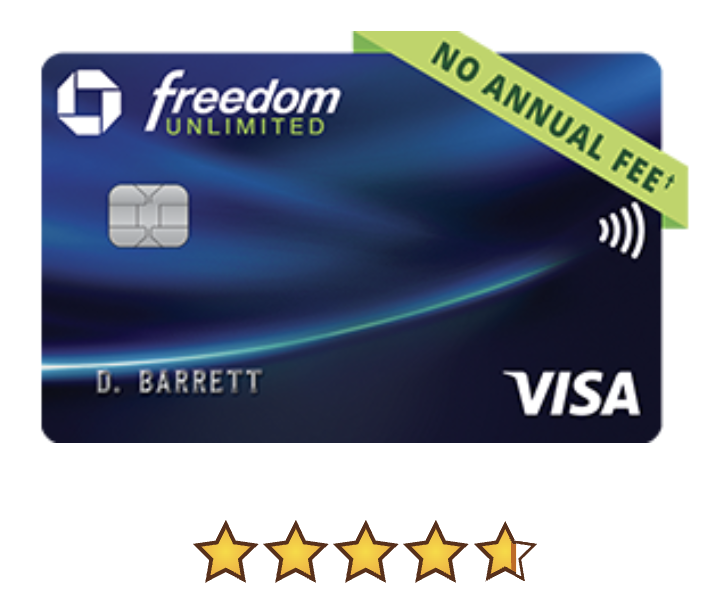 Chase Freedom unlimited credit card