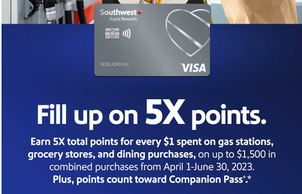 Chase SouthWest Creditcard perks